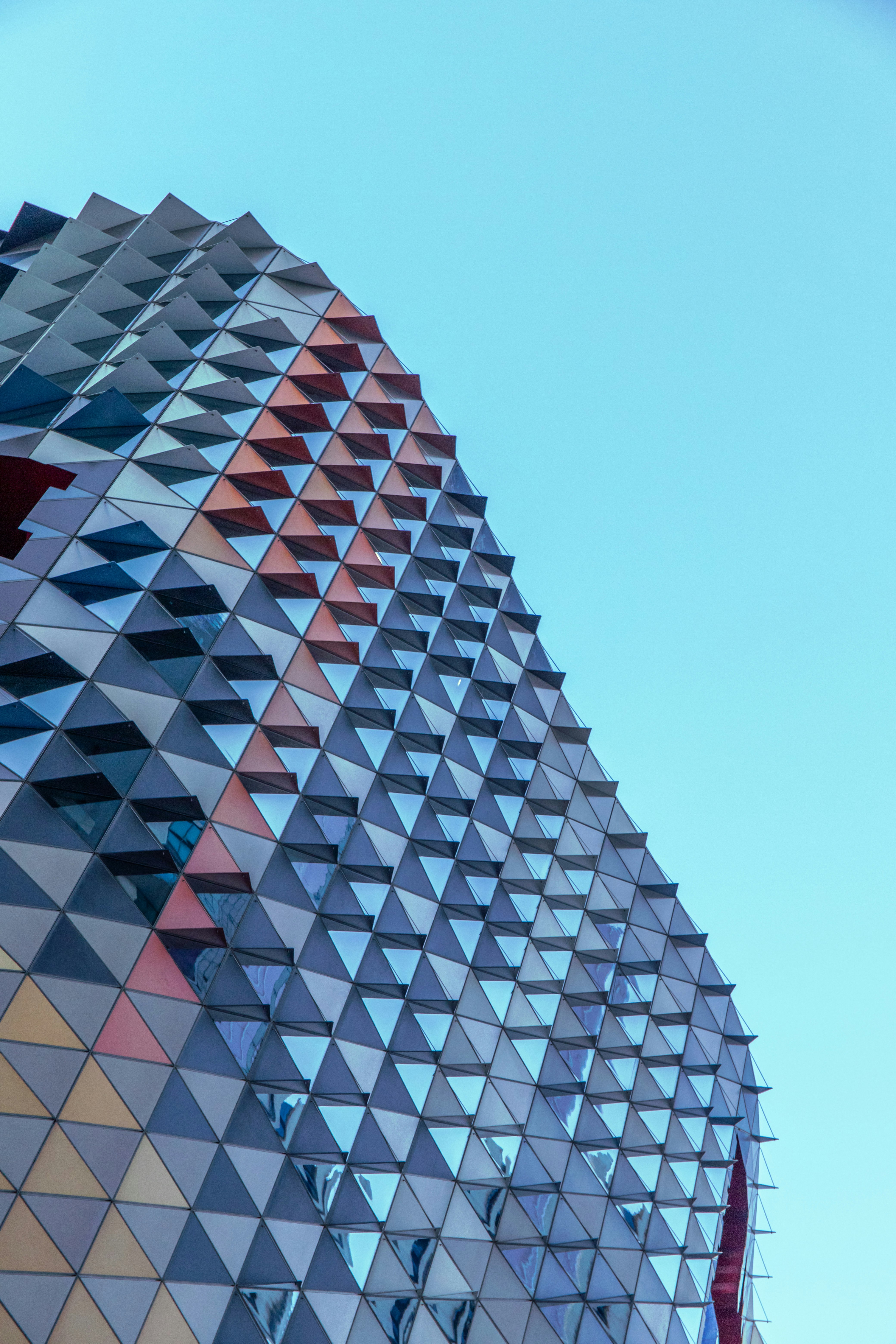 white and red concrete building